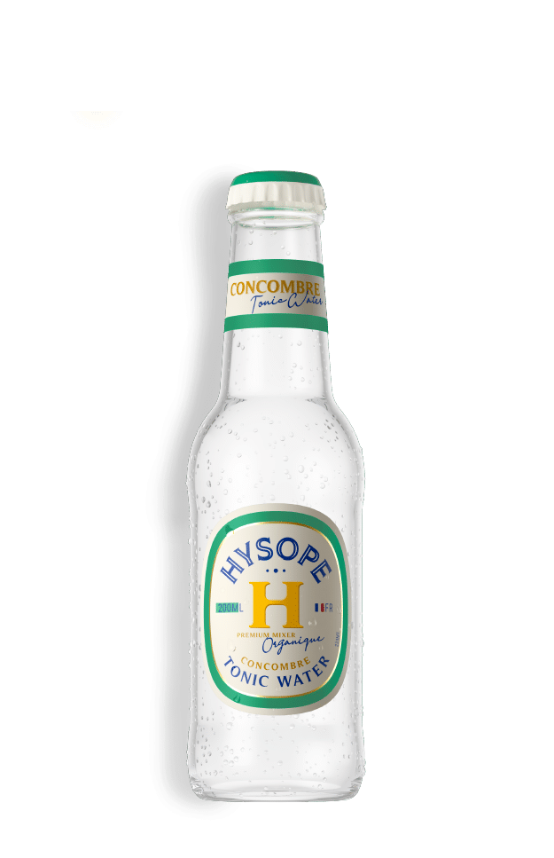 packshot Hysope premium mixer french bio tonic water cucumber