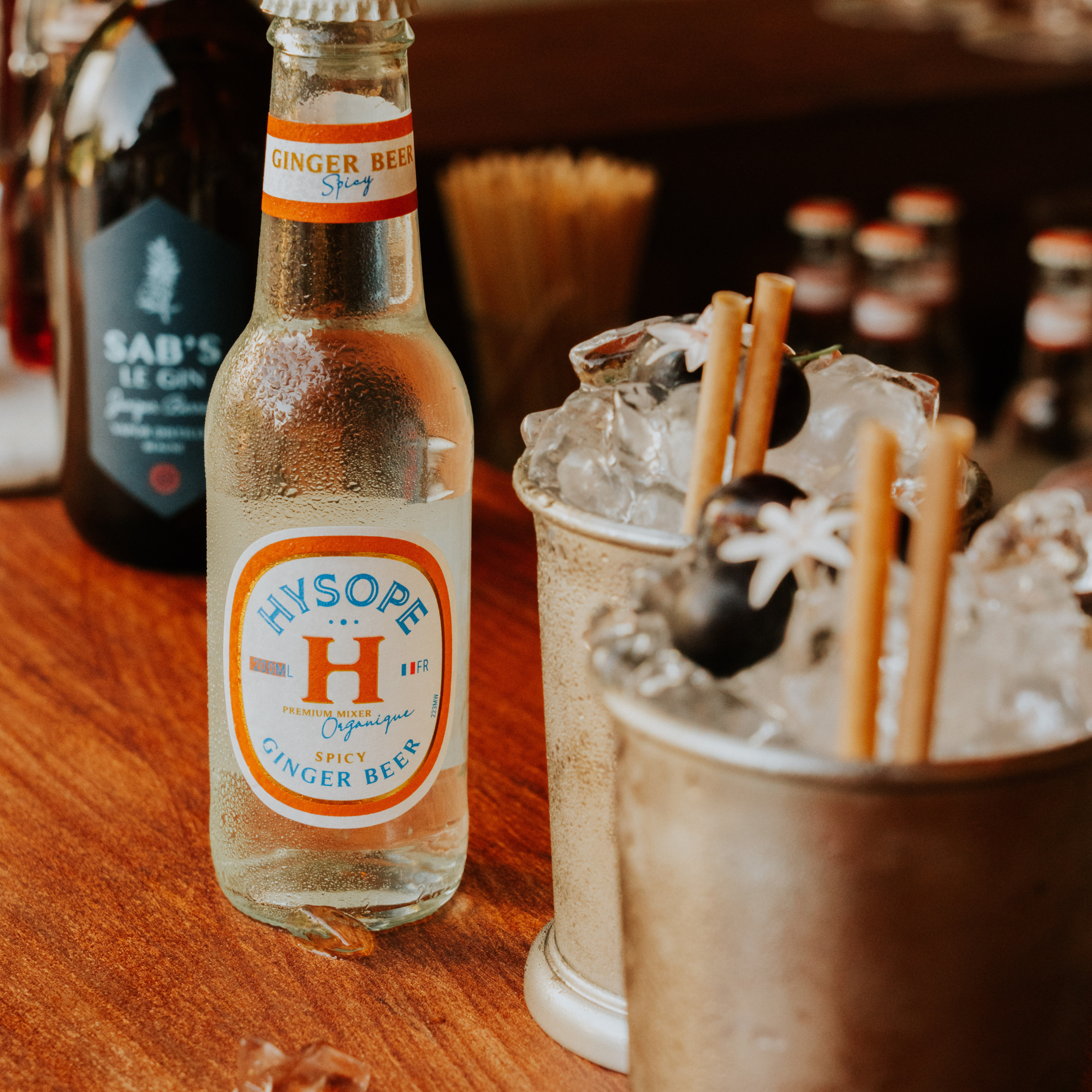 Zoom sur notre ginger beer spicy qui accompagne parfaitement les spiritueux notamment dans les mules