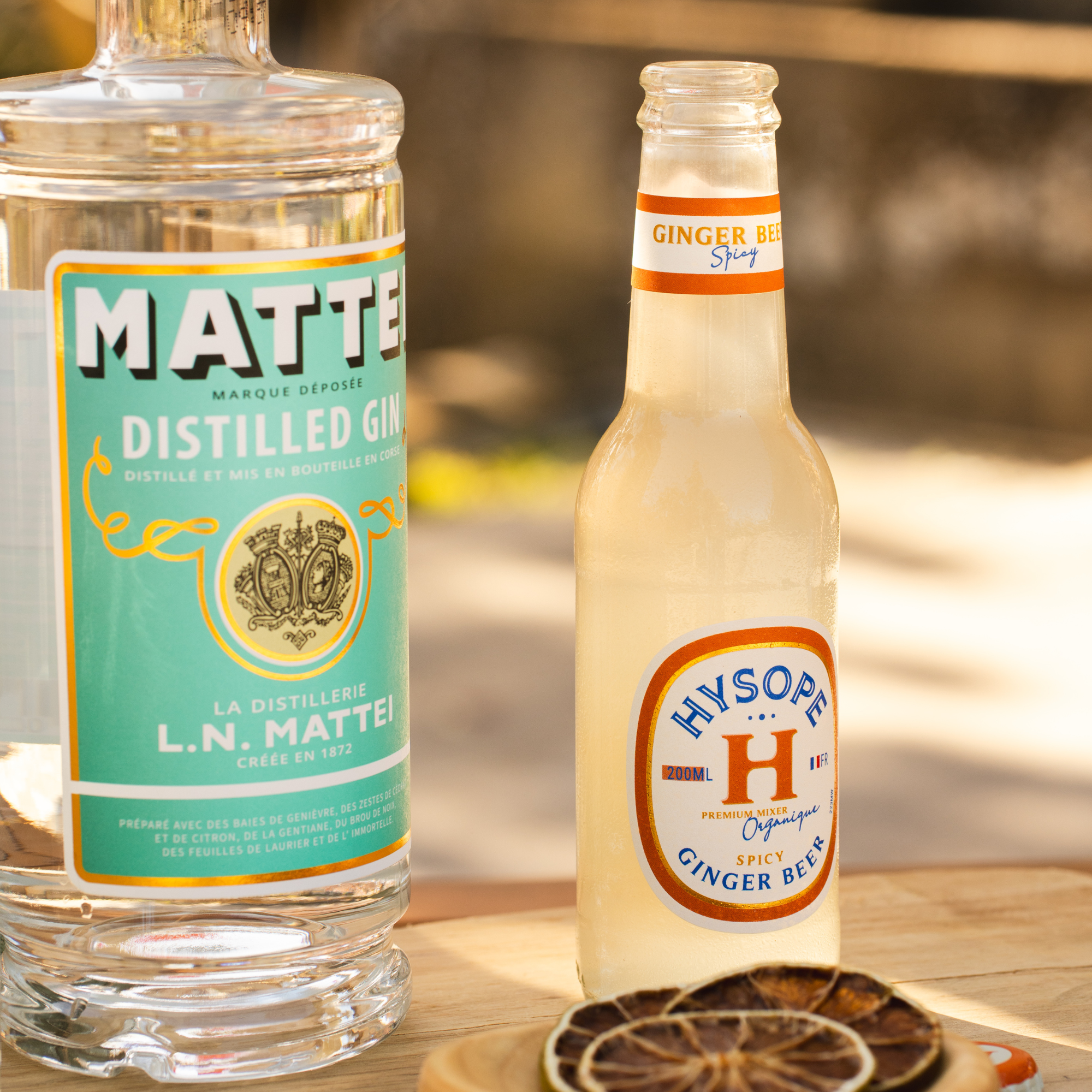 Cocktail le Corsican Mule signé Gin Mattei et Ginger Beer Spicy Hysope