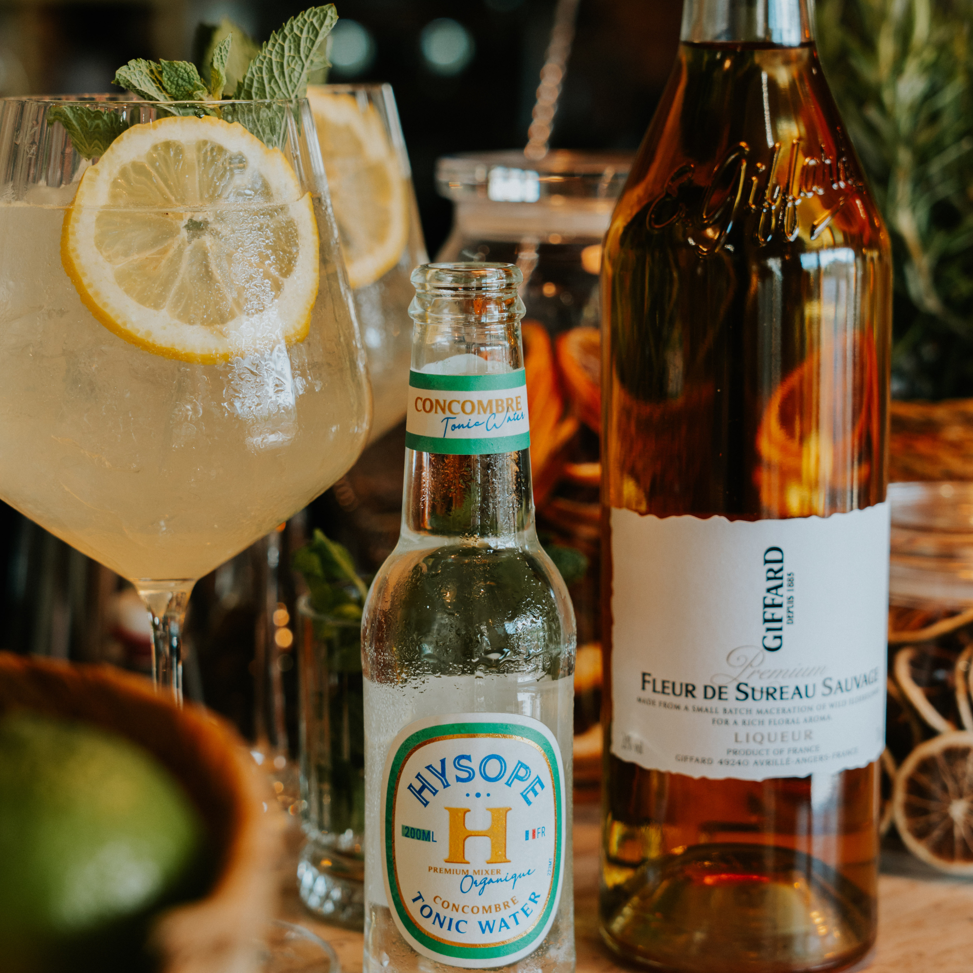 Recette d'un spritz français signé Hysope et Giffard