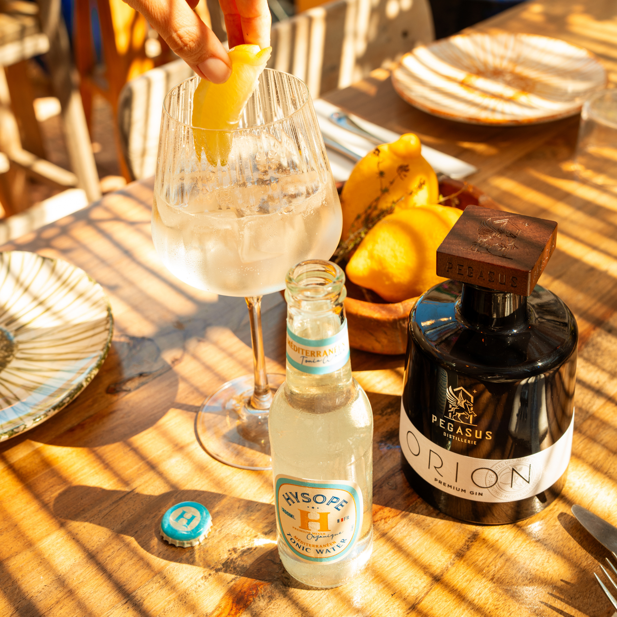 gin tonic hysope tonic water méditerranéen bio français